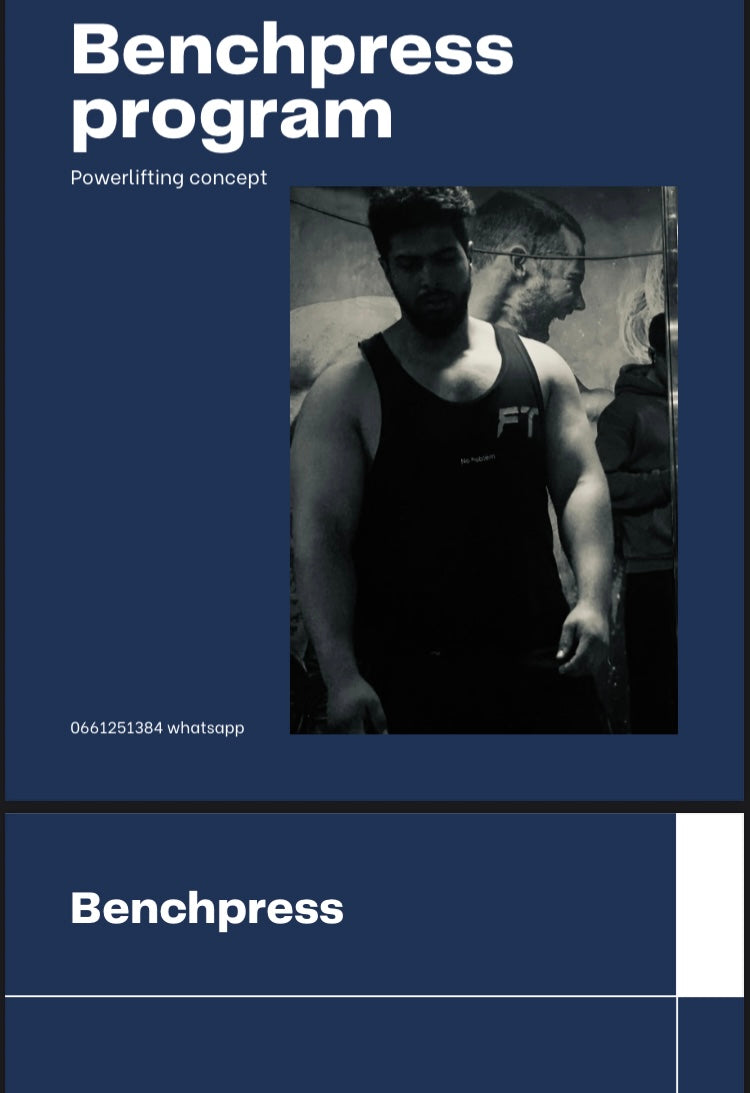 Benchpress program for power